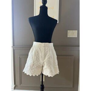 Chloé High-Rise White Shorts
